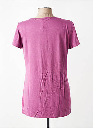 T-shirt stretch manches courtes violet KATMAI femme