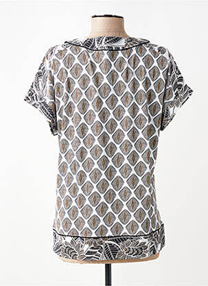 T-shirt imprimé fantaisie manches courtes blanc OLSEN femme