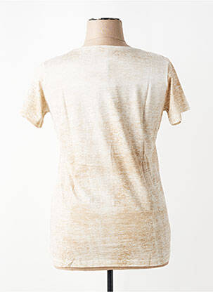 T-shirt imprimé fantaisie manches courtes beige THOMAS RABE femme