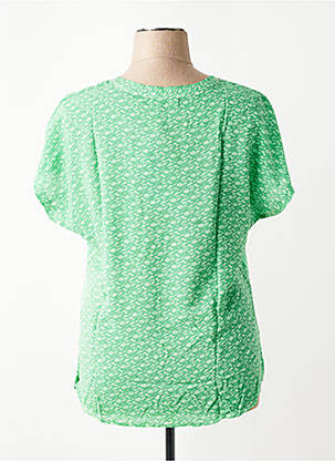 T-shirt imprimé fantaisie manches courtes vert THOMAS RABE femme