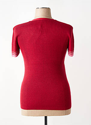 T-shirt coupe cintrée manches courtes rouge KATMAI femme