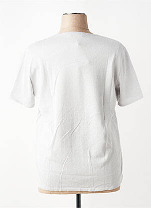 T-shirt coupe droite manches courtes gris RODAM femme