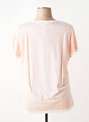 T-shirt coupe droite manches courtes rose OLSEN femme