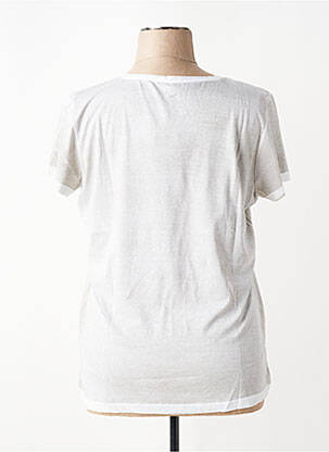 T-shirt coupe droite manches courtes gris OLSEN femme