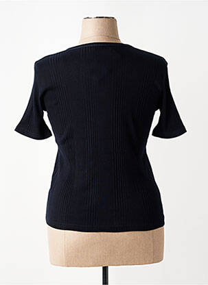 T-shirt coupe cintrée manches courtes noir FINETTE femme