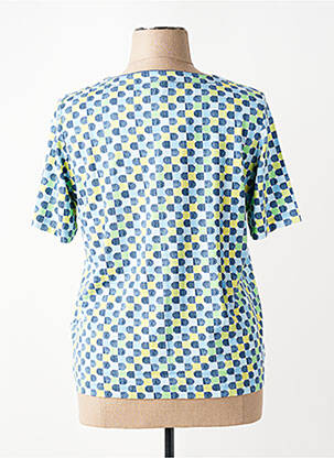 T-shirt imprimé fantaisie manches courtes bleu RABE femme
