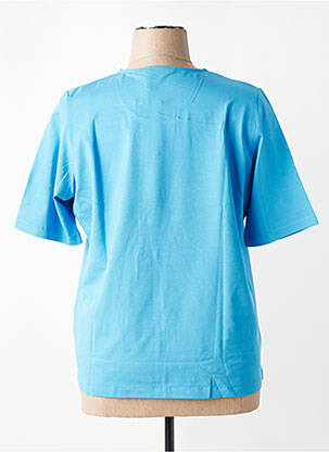 T-shirt coupe droite manches courtes bleu RABE femme