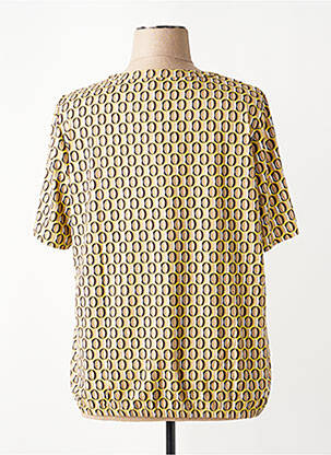 T-shirt imprimé fantaisie manches courtes jaune RABE femme