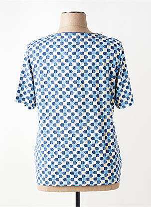 T-shirt imprimé fantaisie manches courtes bleu RABE femme