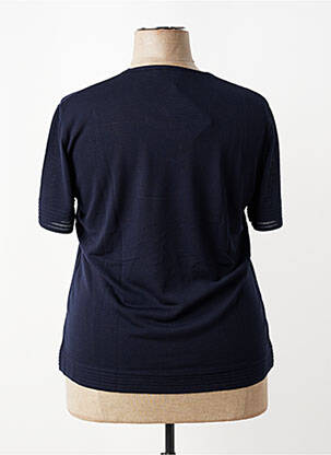 T-shirt coupe cintrée manches courtes bleu RODAM femme