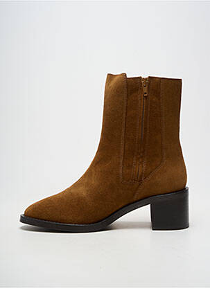 Bottines/boots bout pointu talon de 4 à 6cm marron SCHMOOVE femme