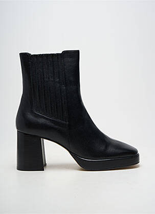 Bottines/boots matière lisse talon de 7 à 9cm noir SOFIA COSTA femme