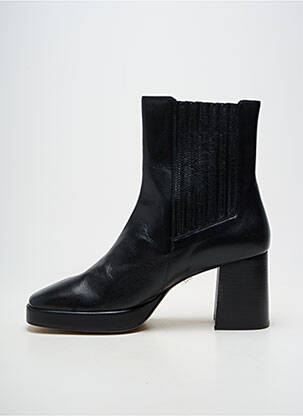 Bottines/boots matière lisse talon de 7 à 9cm noir SOFIA COSTA femme