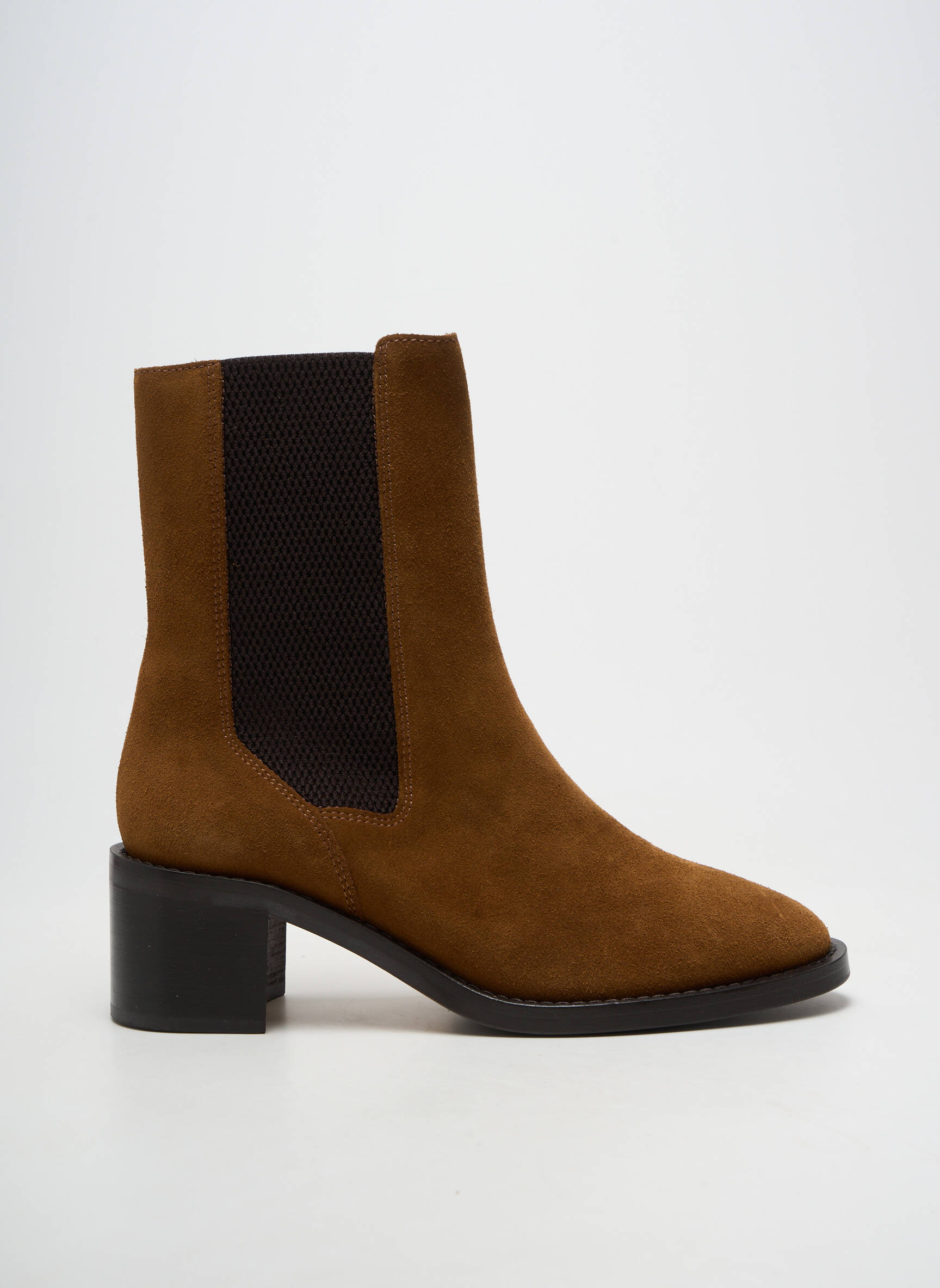 Bottines/boots bout pointu talon de 4 à 6cm marron SCHMOOVE femme