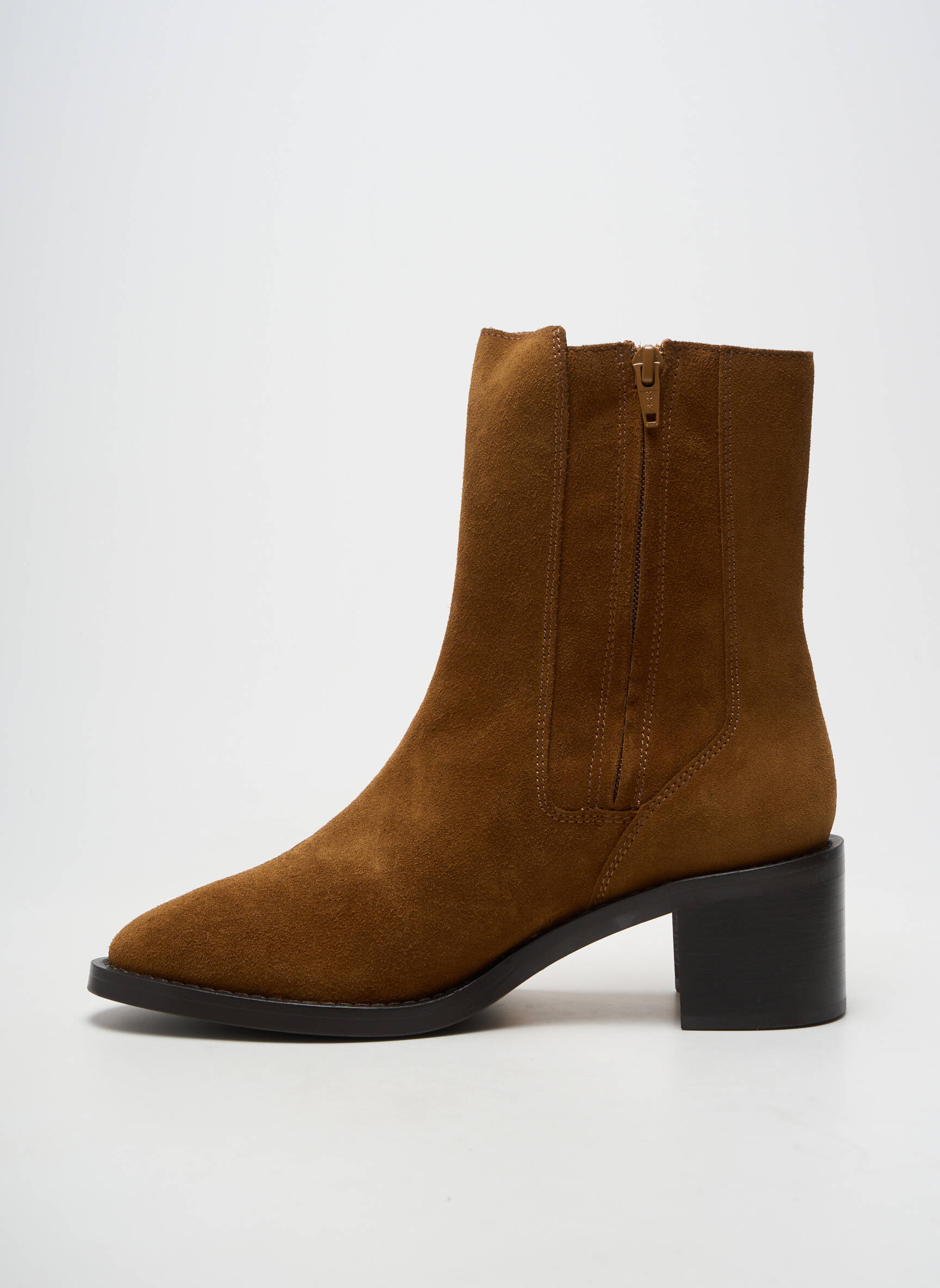 Bottines/boots bout pointu talon de 4 à 6cm marron SCHMOOVE femme