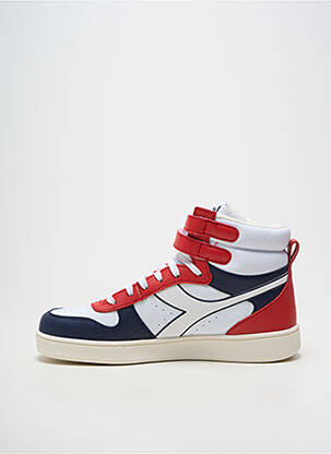 Baskets matière lisse talon plat jusqu'à 3cm rouge DIADORA femme
