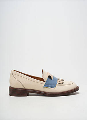 Mocassins matière lisse talon plat jusqu'à 3cm beige MAM'ZELLE femme