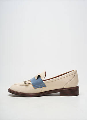 Mocassins matière lisse talon plat jusqu'à 3cm beige MAM'ZELLE femme