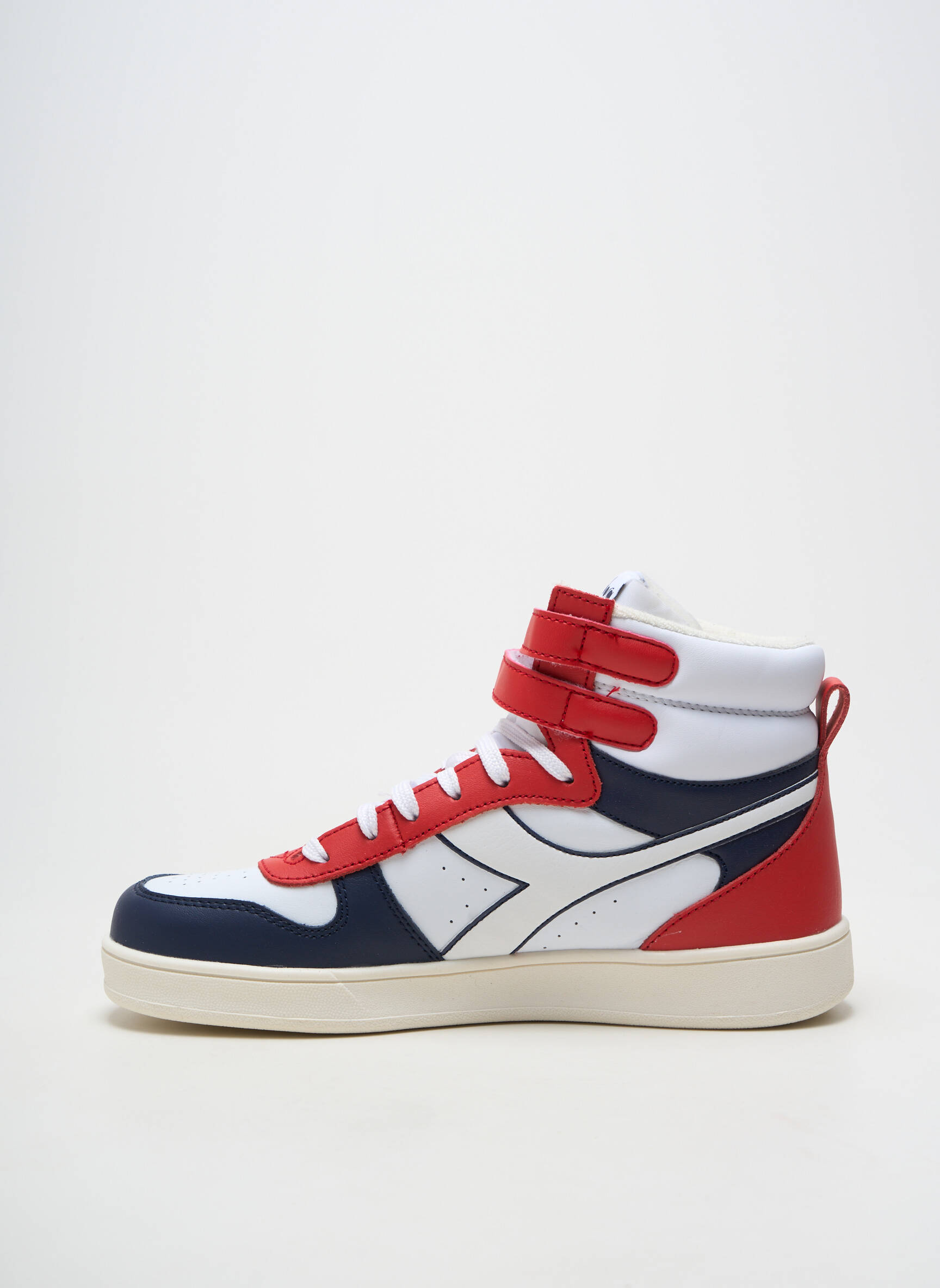 Baskets matière lisse talon plat jusqu'à 3cm rouge DIADORA femme