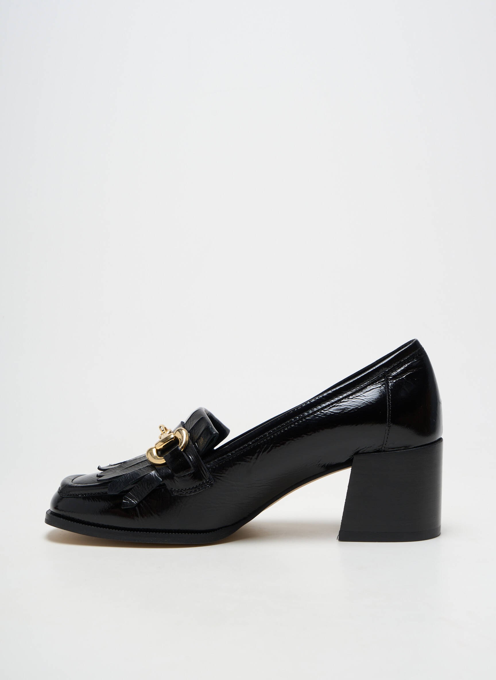 Derbies matière lisse talon de 4 à 6cm noir SOFIA COSTA femme