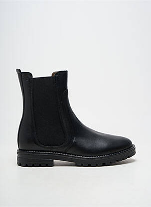 Bottines/boots matière lisse talon plat jusqu'à 3cm noir ACEBOS femme
