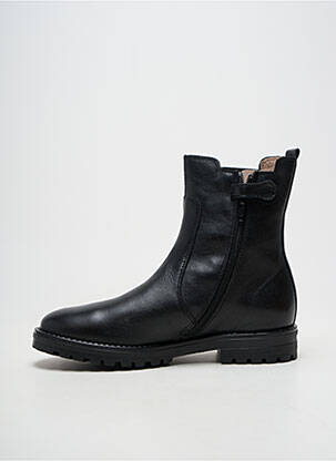 Bottines/boots matière lisse talon plat jusqu'à 3cm noir ACEBOS femme