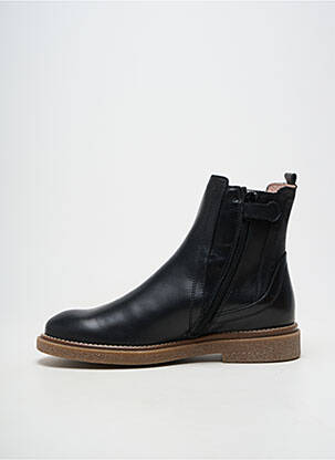 Bottines/boots matière lisse talon plat jusqu'à 3cm noir ACEBOS femme