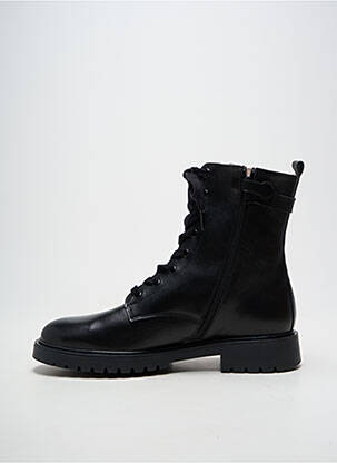 Bottines/boots matière lisse talon plat jusqu'à 3cm noir ACEBOS femme