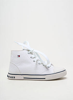 Baskets bout rond bout rond blanc TOMMY HILFIGER garçon