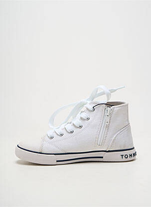 Baskets bout rond bout rond blanc TOMMY HILFIGER garçon