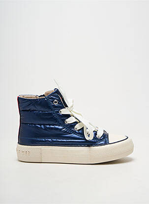 Baskets fermeture zip et lacets bout rond bleu TOMMY HILFIGER enfant