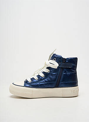 Baskets fermeture zip et lacets bout rond bleu TOMMY HILFIGER enfant