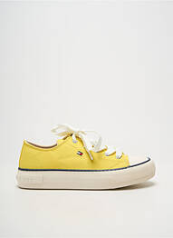 Baskets bout rond bout rond jaune TOMMY HILFIGER enfant