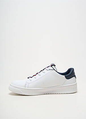 Baskets fermeture lacets bout rond blanc TOMMY HILFIGER garçon