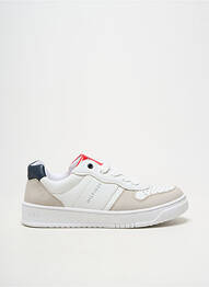 Baskets matière lisse bout rond blanc TOMMY HILFIGER garçon