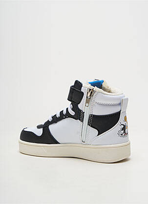 Baskets matière lisse bout rond noir DIADORA garçon