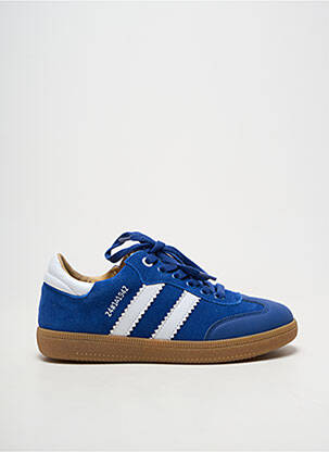 Baskets fermeture zip et lacets bout ouvert bleu ACEBOS enfant