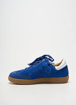 Baskets fermeture zip et lacets bout ouvert bleu ACEBOS enfant