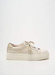 Baskets matière lisse bout rond beige ACEBOS fille