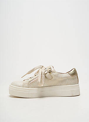Baskets matière lisse bout rond beige ACEBOS fille