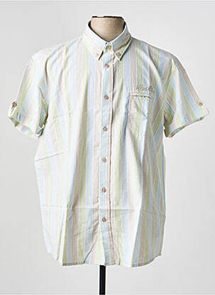 Chemise manches courtes coupe droite vert CBK homme