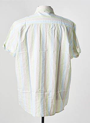 Chemise manches courtes coupe droite vert CBK homme