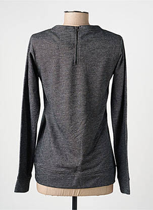Pull coupe cintrée manches longues gris KALAÏS femme
