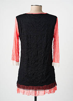 Top tissage crêpe manches 3/4 noir HALOGENE femme