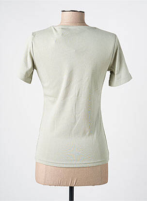 T-shirt sérigraphie floquée manches courtes vert ARMOR LUX femme