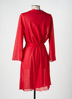 Déshabillé légère et transparente rouge ANNE DARCEY femme