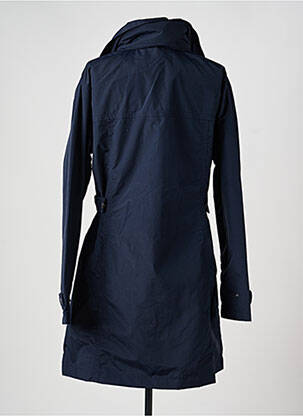 Parka manches longues a capuche bleu KALAÏS femme
