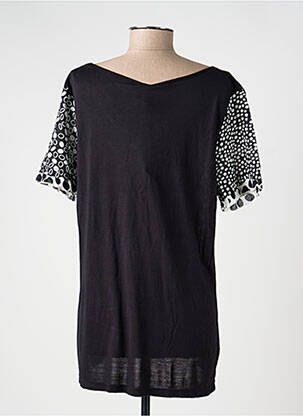 T-shirt imprimé fantaisie manches courtes noir JAC JAC femme