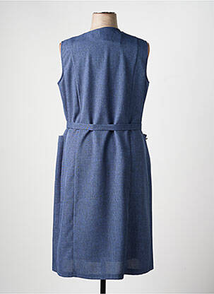 Robe mi-longue sans manche sans manche bleu VALMODE femme