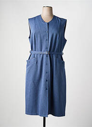 Robe mi-longue sans manche sans manche bleu 20/20 femme